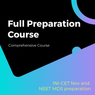 Full Preparation Course for NEET MDS