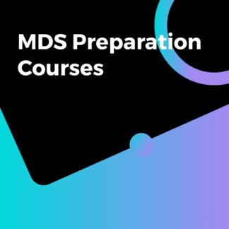 Current Courses for MDS Entrance